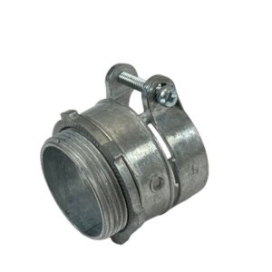 Metal Conduit Squeeze Connector 1 1/2" - Die-Cast Zinc - V1