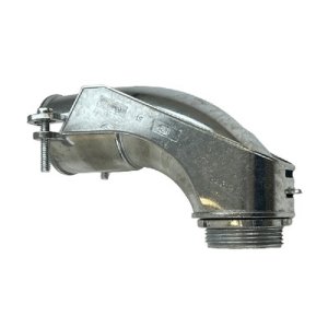 Metal Conduit Squeeze Connector 3/4" - 90 Deg - Die-Cast Zinc - V1