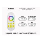 FUT096 - 4 ZONE RF REMOTE FOR RGB AND RGB+W LED STRIPS