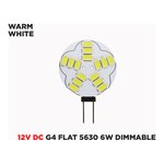 12V DC FLAT G4 5630 DIMMABLE LED BULB