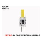 12V DC G4 COB 3W NON-DIMMABLE LED BULB