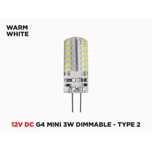 12V DC G4 MINI 3W DIMMABLE LED BULB