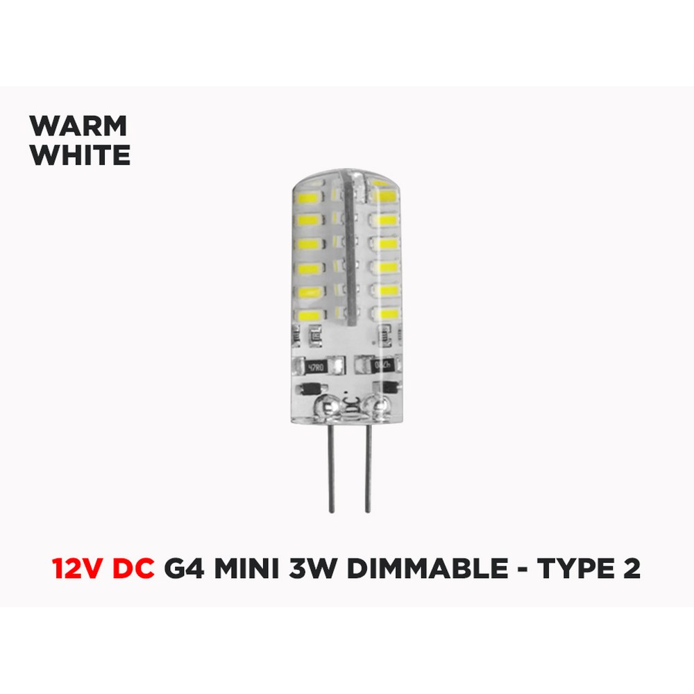 AMPOULE LED GRADABLE 12V DC G4 MINI 3W