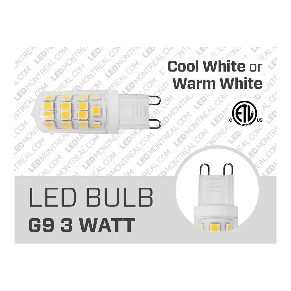 G9 EPISTAR 2835 3W LED BULB