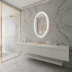 GALAXY OVAL LED MIRROR