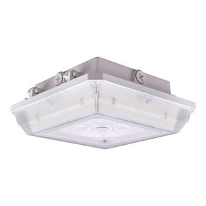 GCL01 GARAGE CANOPY LIGHT, CANOPY LIGHTS, 45W, 4000K, 120-347V, WHITE, DLC PREMIUM PL8F1N9ML4HC