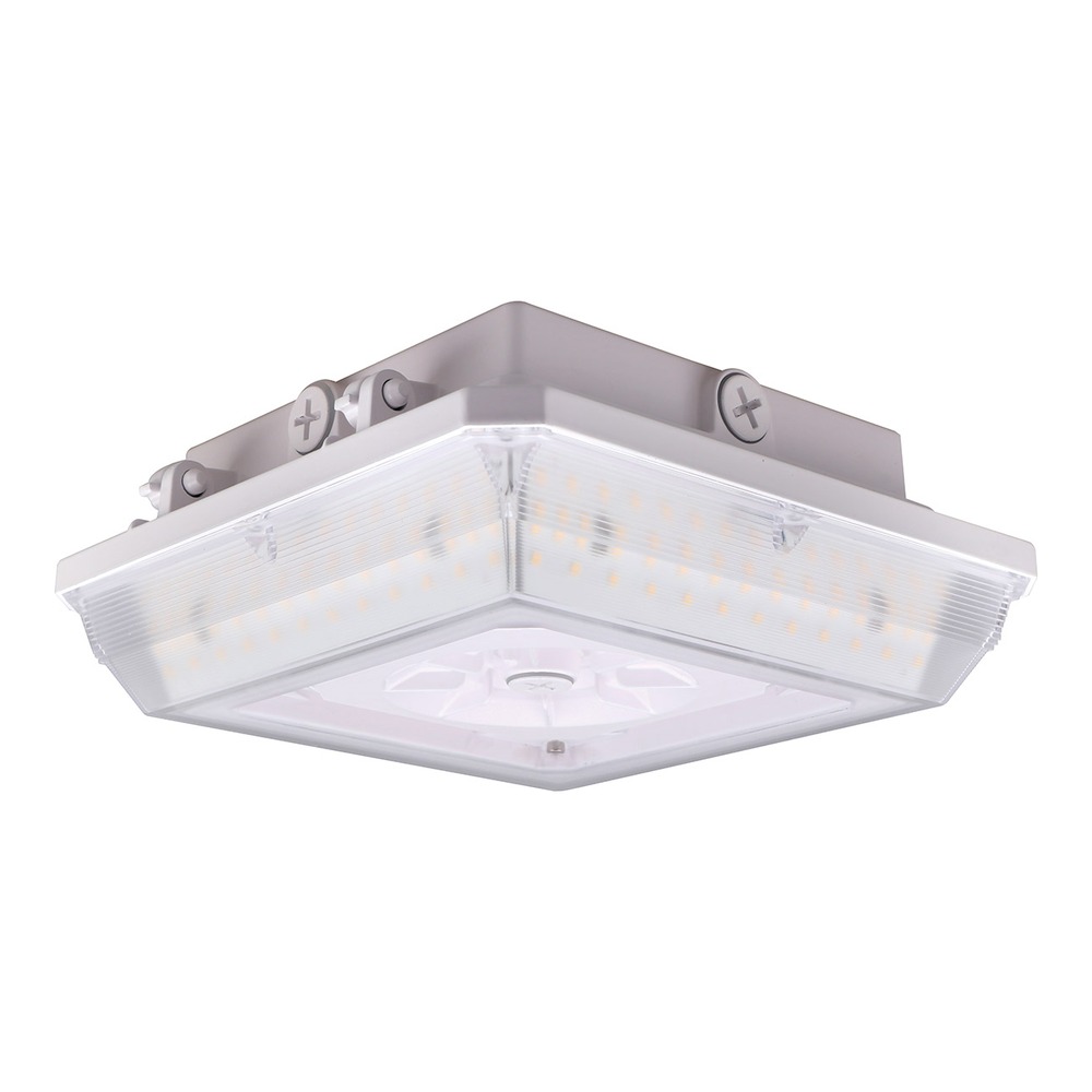 GCL01 GARAGE CANOPY LIGHT, CANOPY LIGHTS, 45W, 4000K, 120-347V, WHITE, DLC PREMIUM PL8F1N9ML4HC