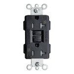 GFCI SAFETY OUTLET | 20 AMP | 125V | BLACK | V2