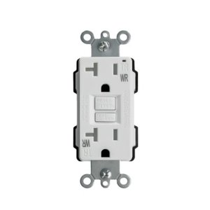 GFCI Safety Outlet - 20 amp - 125V - White - V2