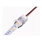 GRIP & CLIP CONNECTORS FOR CUSTOM EXTENSION ON SINGLE COLOR 3528 OR 5050 IP20 LED STRIP