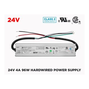 SLIM 24V DC PRINCIPAL SLOAN IP68 INDOOR / OUTDOOR CLASS 2 LED DRIVER - 96W