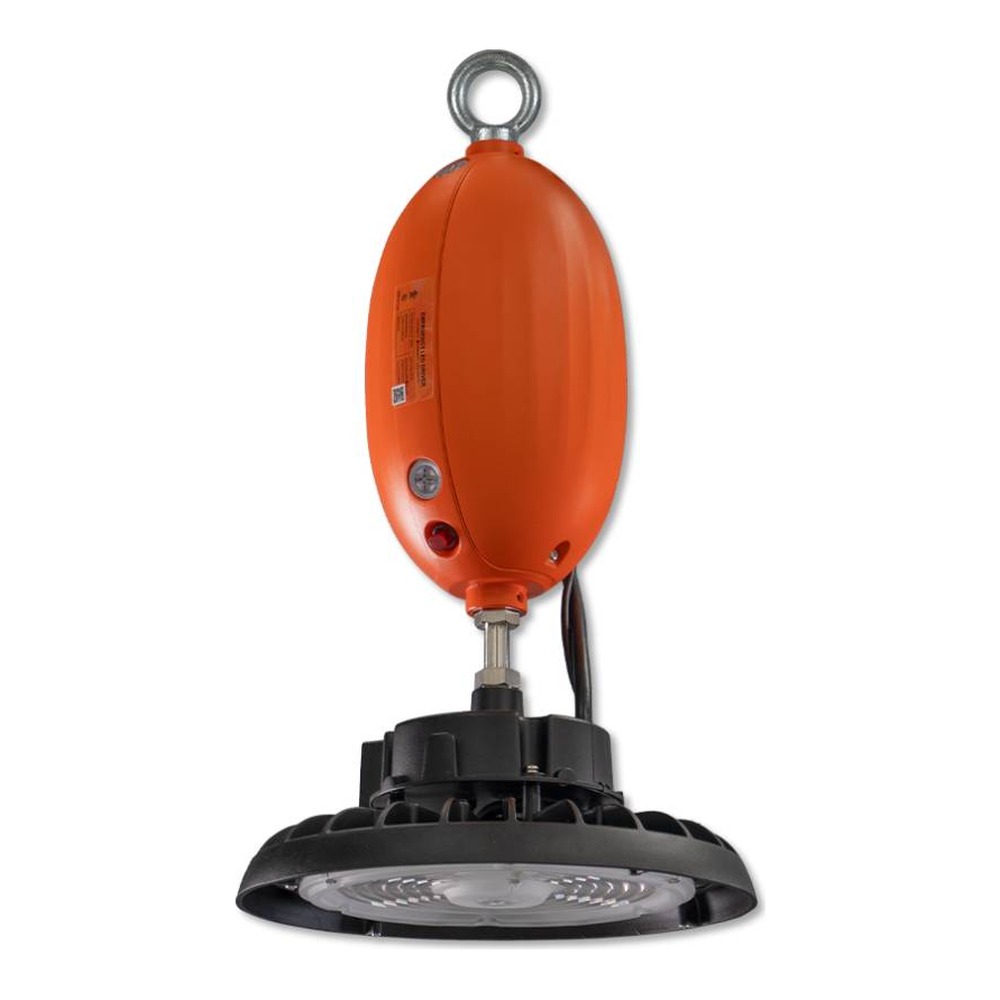 ROUND HIGHBAY WITH EMERGENCY BATTERY | CCT & WATTAGE VARIABLE | 75-100-150W | 21750 MAX LUMENS |...