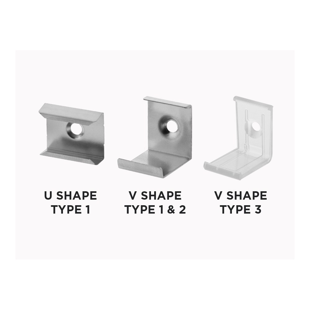 HOLDING CLIPS FOR LED BARS