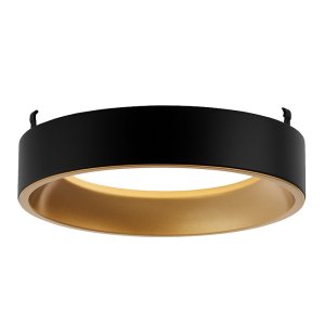 HS/VERS 9" MATT BLACK/GOLD RECESSED TRIM