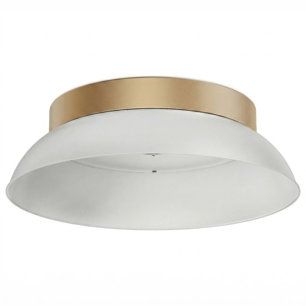 HS/VERS 9" MATTE WHITE/GOLD CANOPY TRIM