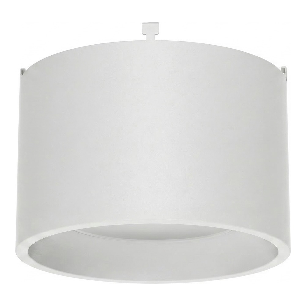 HS/VERS 9" MATTE WHITE/MATTE WHITE CYLINDRICAL TRIM