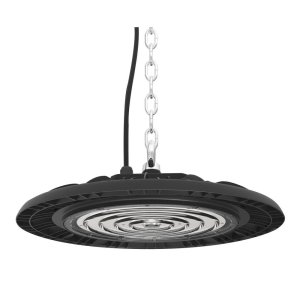UFO highbay V1 200W 100-277V 50K black clear 120 deg. frost dim 0-10V