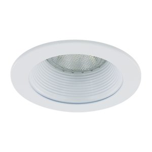 4" TRIM P20 50W - MATTE WHITE BAFFLE - WHITE TRIM RING - HV4-TH4001-FWH