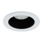 4" TRIM P20 50W - BLACK REFLECTOR - WHITE TRIM RING - HV4-TH4002-BK