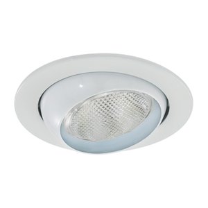 4" TRIM P20 50W - WHITE EYEBALL - WHITE TRIM RING - HV4-TH4004-WH