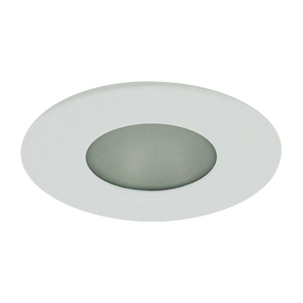 4" TRIM MR16 35W - SHOWER TRIM - MATTE WHITE TRIM RING - HV4-TH4013-FWH