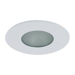 4" TRIM MR16 35W - SHOWER TRIM - WHITE TRIM RING - HV4-TH4013-WH