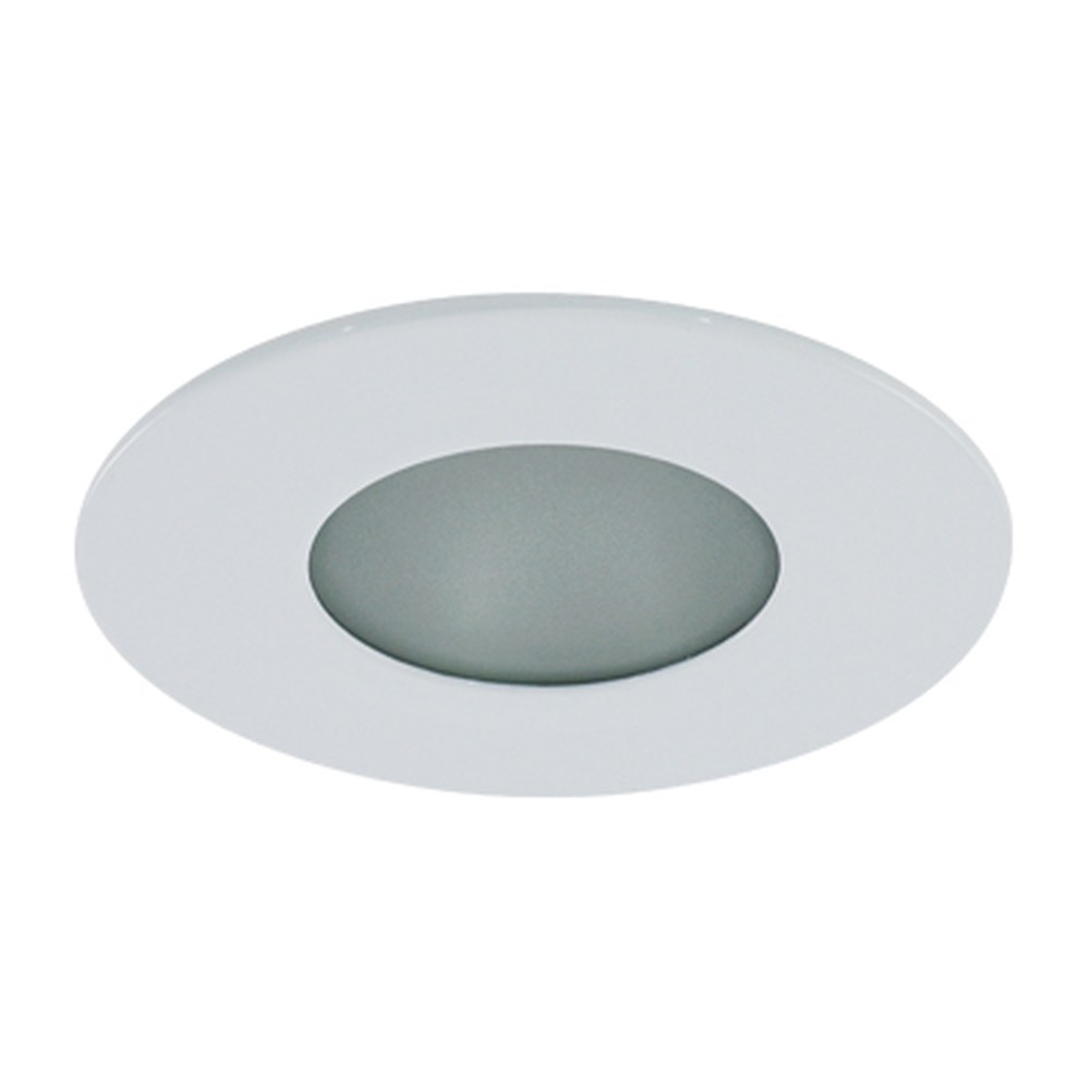4" TRIM MR16 35W - SHOWER TRIM - WHITE TRIM RING - HV4-TH4013-WH
