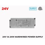 24V DC HARDWIRED LED DRIVER - 24W (1A)