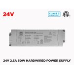 24V DC HARDWIRED LED DRIVER - 60W (2.5A)