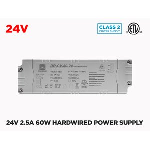 24V DC HARDWIRED LED DRIVER - 60W (2.5A)