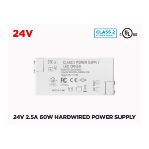 24V DC HARDWIRED LED DRIVER 2.5A (60W)