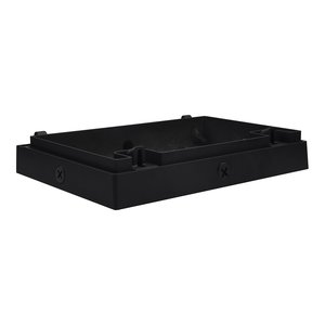 KEYSTONE WALL PACK, WALL PACKS, ACCESSORIES, BACK PLATE (FOR KWP-80W-3P-3CCT-UD-BK & KWP-120W-3P-3CCT-UD-BK)