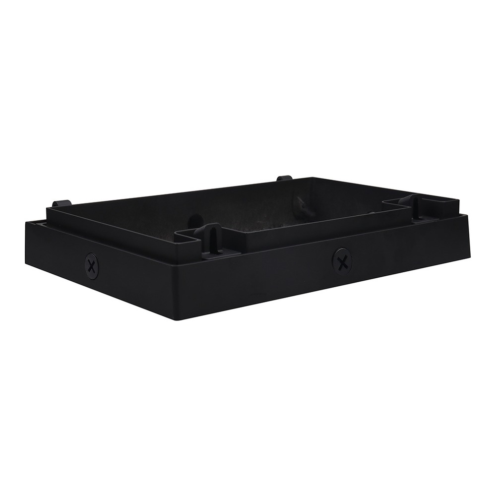 KEYSTONE WALL PACK, WALL PACKS, ACCESSORIES, BACK PLATE (FOR KWP-80W-3P-3CCT-UD-BK & KWP-120W-3P-3CCT-UD-BK)