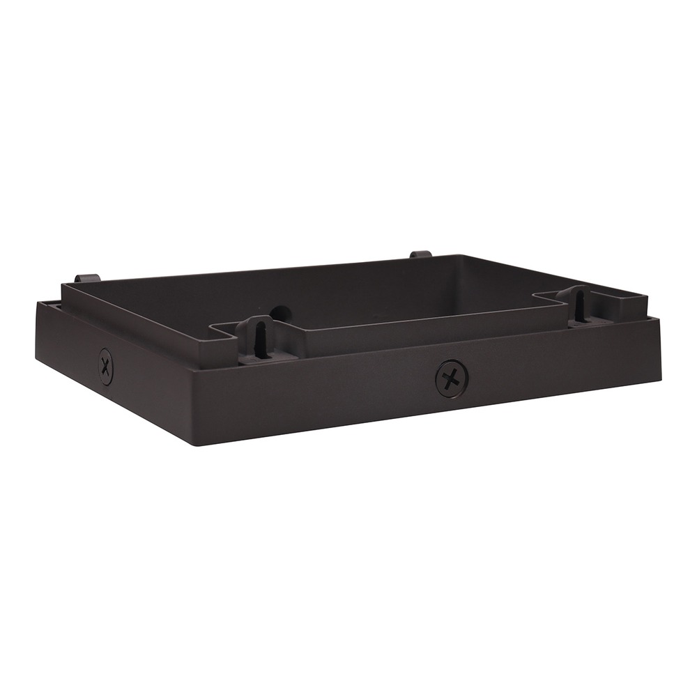 KEYSTONE WALL PACK, WALL PACKS, ACCESSORIES, BACK PLATE (FOR KWP-80W-3P-3CCT-UD-BZ & KWP-120W-3P-3CCT-UD-BZ)