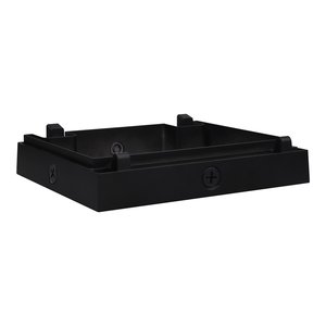 KEYSTONE WALL PACK, WALL PACKS, ACCESSORIES, BACK PLATE (FOR KWP-40W-3P-3CCT-UD-BK)