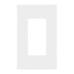 SINGLE SCREWLESS WALL PLATE - LEDCO