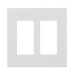 DOUBLE SCREWLESS WALL PLATE - LEDCO