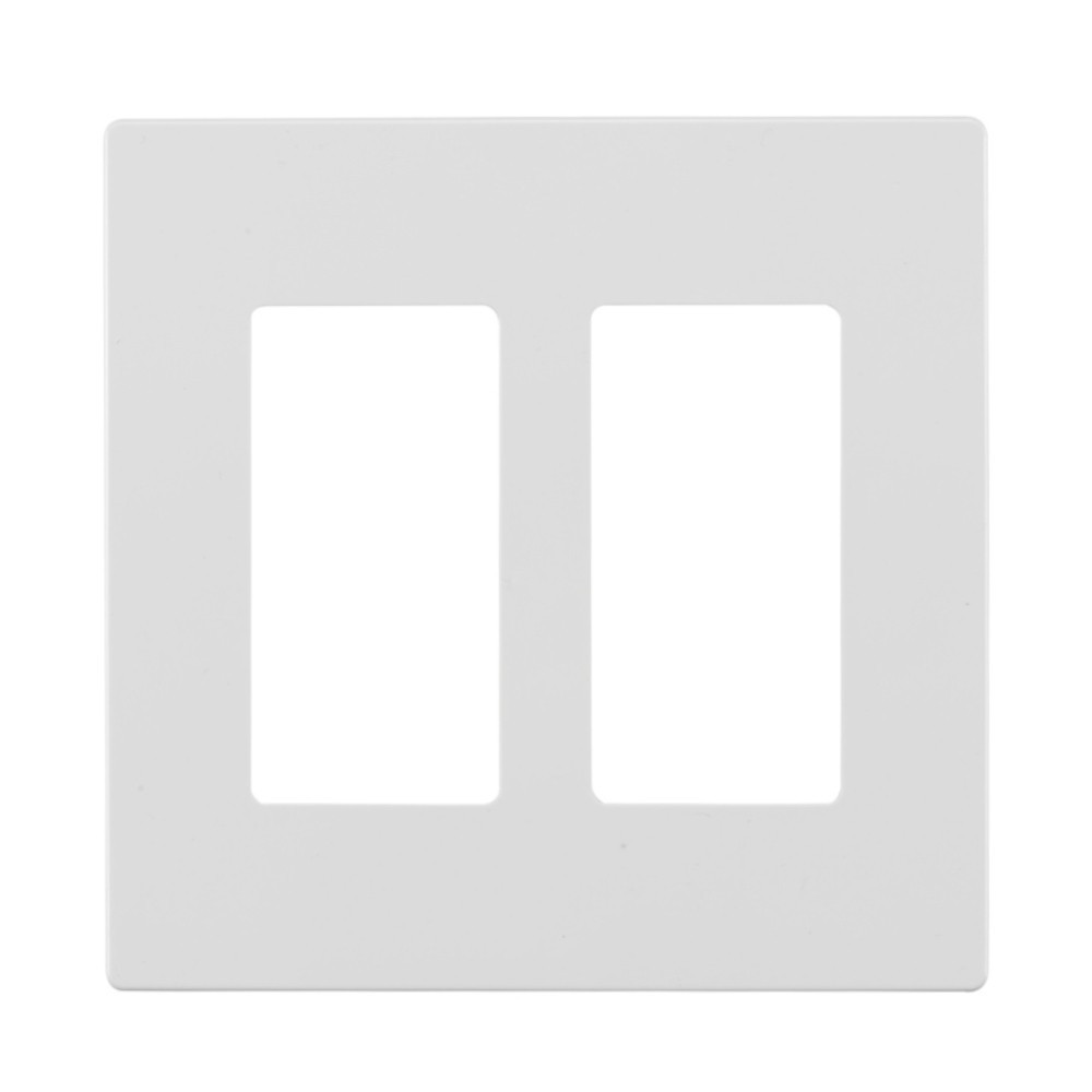 DOUBLE SCREWLESS WALL PLATE - LEDCO
