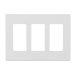 SCREWLESS TRIPLE WALL PLATE - LEDCO