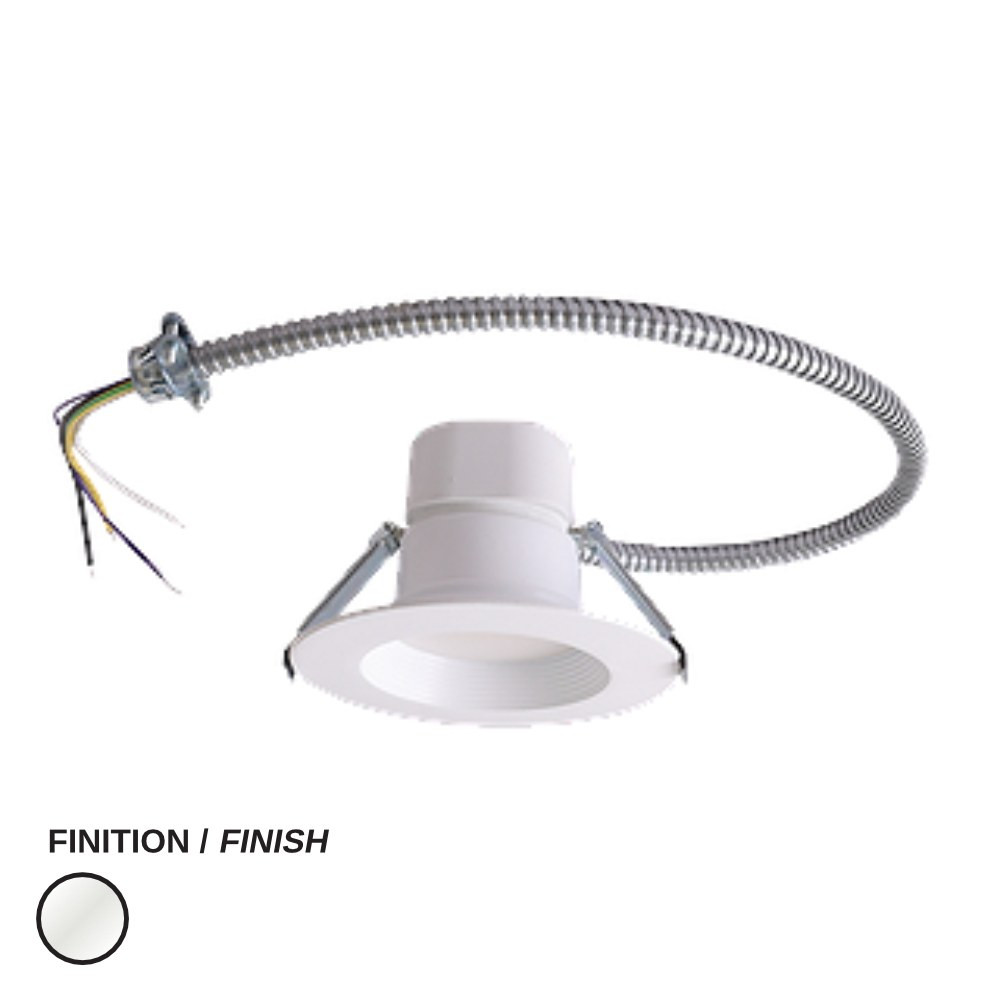 ROUND COMMERCIAL LED RECESSED - LCDL-CDR4-12W-MV-3CCT-WH