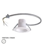 ROUND COMMERCIAL LED RECESSED - LCDL-CDR6-17W-MV-3CCT-WH