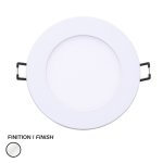 ENCASTRÉ LED PLAT 12/24V 4" DLF ROND - 8W