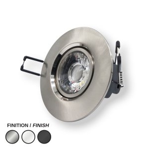 LED RECESSED 3" DLX ROUND - 8W - LCDLX3R-CCT-8W-BN