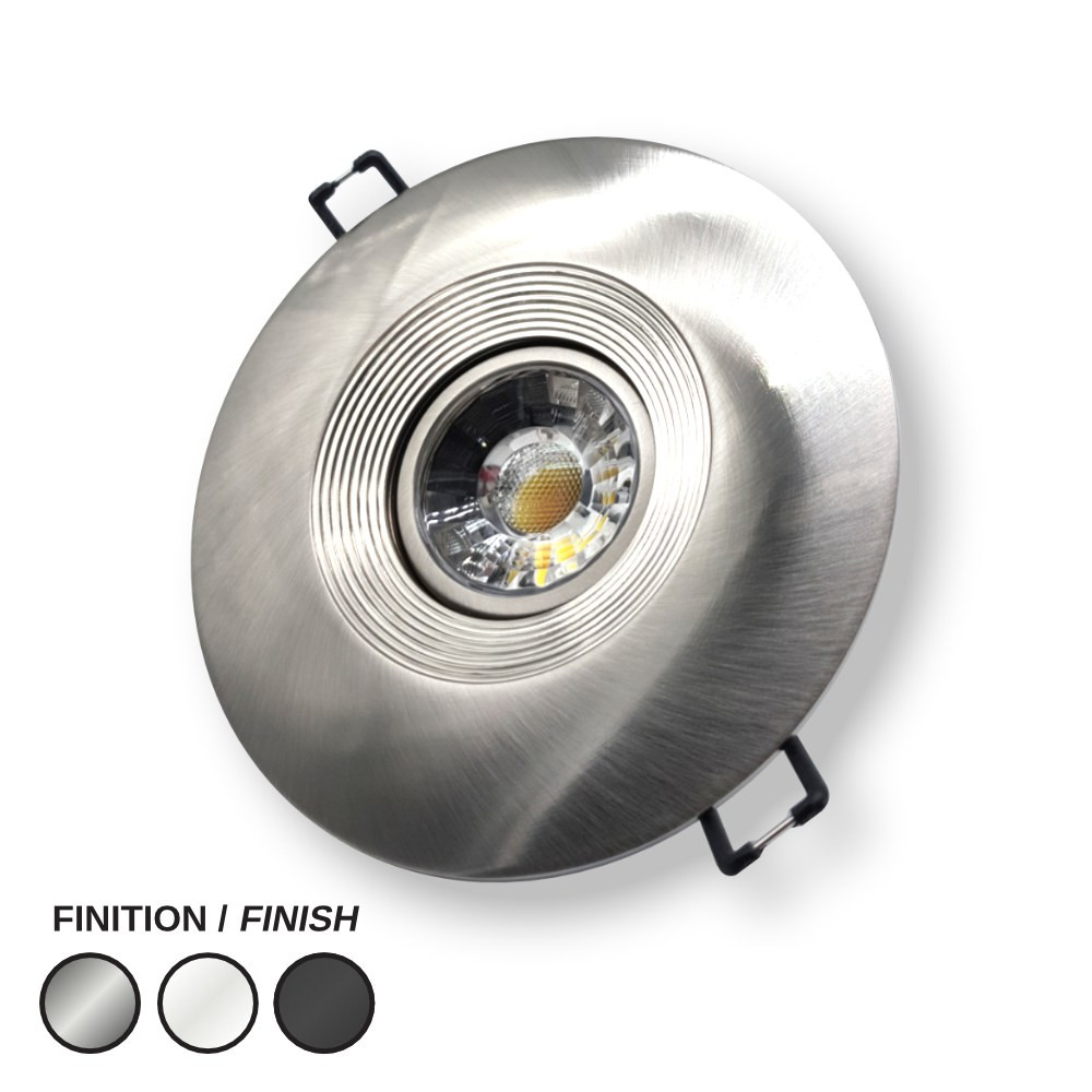 LED RECESSED 4" DLX ROUND - 8W - LCDLX4R-CCT-8W-BN