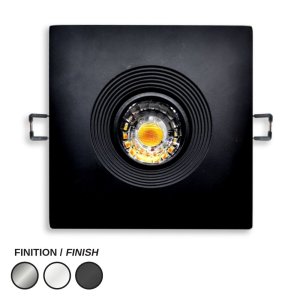 LED RECESSED 4" DLX SQUARE - 8W