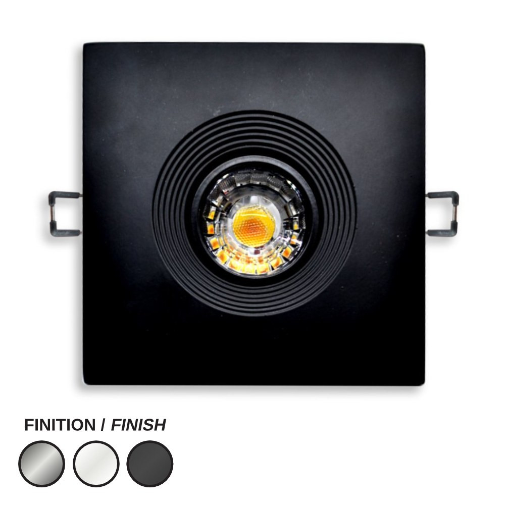 LED RECESSED 4" DLX SQUARE - 8W