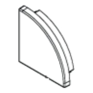 ENDCAP (1X) #90 FINISHING (STANDARD) – (WITHOUT HOLE)