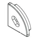 ENDCAP (1X) #90 FINISHING (STANDARD) – (WITH HOLE)