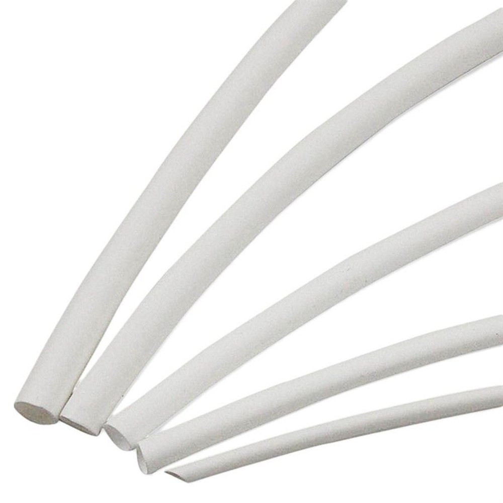 WHITE HEAT-SHRINK TUBE – SOLD BY THE INCH - LCFAB-SHRINK-8MM