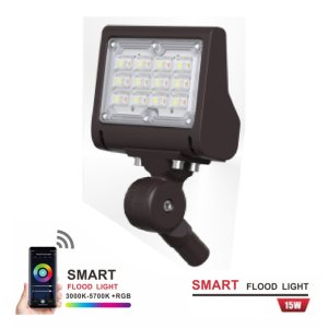 15W RGBW OUTDOOR LED FLOODLIGHT